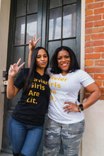 Load image into Gallery viewer, Xavier Girls Are Lit- White T-Shirt